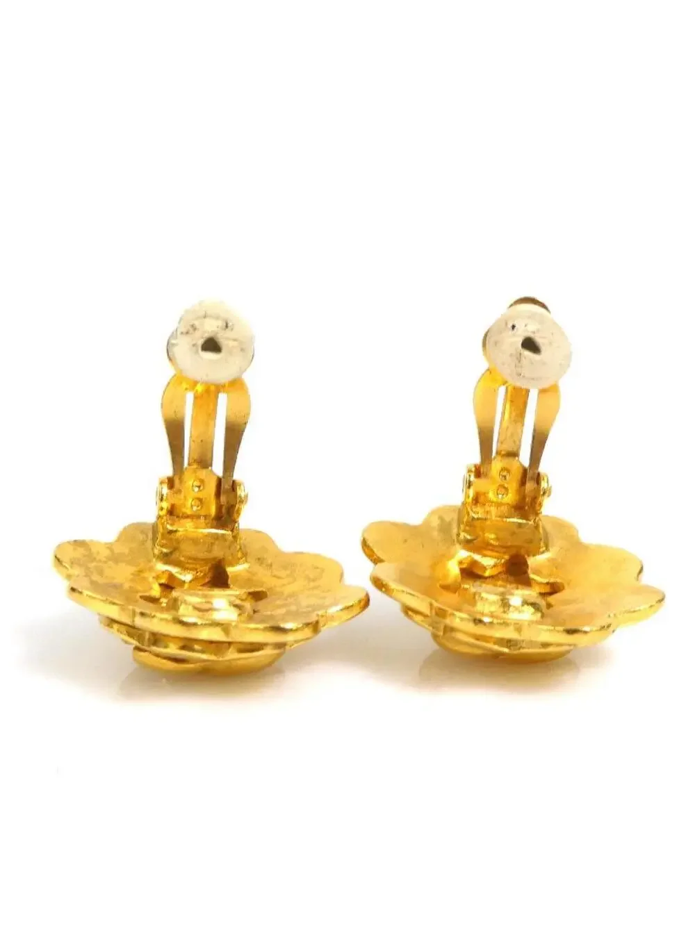 Auth Chanel Vintage Cc Logo Clip On #300097C35B